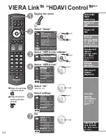 Предварительный просмотр 42 страницы Panasonic TCP58VT25 - 58" 3D PLASMA TV Operating Instructions Manual