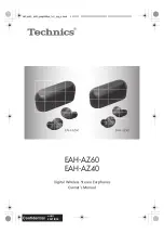 Предварительный просмотр 1 страницы Panasonic Technics EAH-AZ40 Owner'S Manual