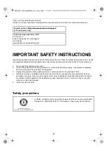 Preview for 2 page of Panasonic Technics EAH-AZ40 Owner'S Manual