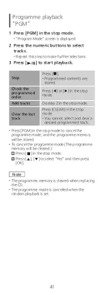 Preview for 41 page of Panasonic Technics OTTAVA f SC-C70MK2 Operating Instructions Manual