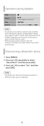 Preview for 50 page of Panasonic Technics OTTAVA f SC-C70MK2 Operating Instructions Manual