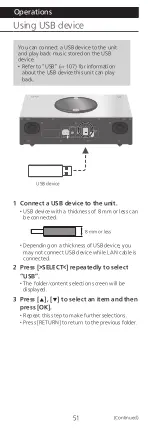 Preview for 51 page of Panasonic Technics OTTAVA f SC-C70MK2 Operating Instructions Manual