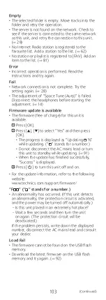 Preview for 103 page of Panasonic Technics OTTAVA f SC-C70MK2 Operating Instructions Manual