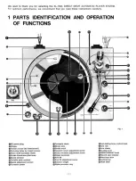 Preview for 2 page of Panasonic Technics SL-1300 Operating Instructions Manual