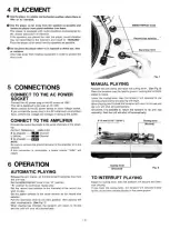 Preview for 5 page of Panasonic Technics SL-1300 Operating Instructions Manual