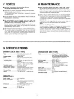 Preview for 6 page of Panasonic Technics SL-1300 Operating Instructions Manual