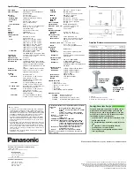 Предварительный просмотр 4 страницы Panasonic Tentative PT-LB50NTU Specifications