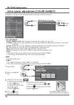 Предварительный просмотр 32 страницы Panasonic TENTATIVE TH-65VX300U Operating Instructions Manual