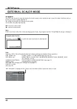 Предварительный просмотр 42 страницы Panasonic TENTATIVE TH-65VX300U Operating Instructions Manual