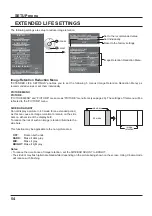 Предварительный просмотр 54 страницы Panasonic TENTATIVE TH-65VX300U Operating Instructions Manual