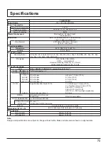 Предварительный просмотр 73 страницы Panasonic TENTATIVE TH-65VX300U Operating Instructions Manual