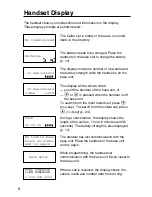 Preview for 8 page of Panasonic TG2550 - 2.4 Gigarange Cordless Phone Operating Instructions Manual