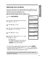 Preview for 15 page of Panasonic TG2550 - 2.4 Gigarange Cordless Phone Operating Instructions Manual