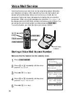 Preview for 38 page of Panasonic TG2550 - 2.4 Gigarange Cordless Phone Operating Instructions Manual