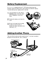 Preview for 48 page of Panasonic TG2550 - 2.4 Gigarange Cordless Phone Operating Instructions Manual