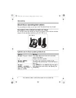 Preview for 4 page of Panasonic TG2620W Operating Instructions Manual