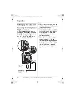 Preview for 10 page of Panasonic TG2620W Operating Instructions Manual