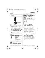 Preview for 13 page of Panasonic TG2620W Operating Instructions Manual