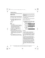 Preview for 26 page of Panasonic TG2620W Operating Instructions Manual