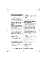 Preview for 32 page of Panasonic TG2620W Operating Instructions Manual