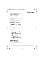 Preview for 35 page of Panasonic TG2620W Operating Instructions Manual