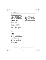 Preview for 36 page of Panasonic TG2620W Operating Instructions Manual