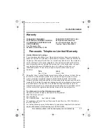 Preview for 47 page of Panasonic TG2620W Operating Instructions Manual