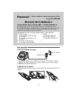 Предварительный просмотр 9 страницы Panasonic TGA450B - Cordless Extension Handset Installation Manual