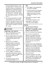 Preview for 7 page of Panasonic TGB810S Operating Instructions Manual