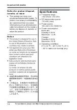 Preview for 10 page of Panasonic TGB810S Operating Instructions Manual