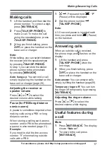 Preview for 17 page of Panasonic TGB810S Operating Instructions Manual