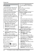 Preview for 20 page of Panasonic TGB810S Operating Instructions Manual