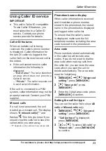 Preview for 23 page of Panasonic TGB810S Operating Instructions Manual