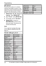 Preview for 30 page of Panasonic TGB810S Operating Instructions Manual