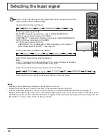 Preview for 18 page of Panasonic TH-103PB1U Operating Instructions Manual