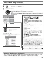 Preview for 27 page of Panasonic TH-103PB1U Operating Instructions Manual