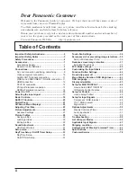 Preview for 2 page of Panasonic TH-103PB1W Operating Instructions Display Operations