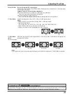 Preview for 27 page of Panasonic TH-103PB1W Operating Instructions Display Operations