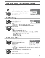 Preview for 35 page of Panasonic TH-103PB1W Operating Instructions Display Operations