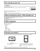 Preview for 45 page of Panasonic TH-103PB1W Operating Instructions Display Operations