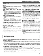 Preview for 7 page of Panasonic TH-103PF10UK - 103" Plasma Panel Operating Instructions Manual