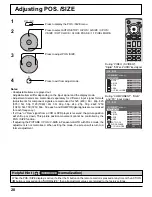 Preview for 20 page of Panasonic TH-103PF10UK - 103" Plasma Panel Operating Instructions Manual