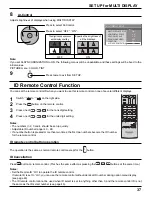 Preview for 37 page of Panasonic TH-103PF10UK - 103" Plasma Panel Operating Instructions Manual