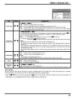 Preview for 47 page of Panasonic TH-103PF10UK - 103" Plasma Panel Operating Instructions Manual