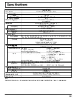 Preview for 55 page of Panasonic TH-103PF10UK - 103" Plasma Panel Operating Instructions Manual