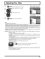 Предварительный просмотр 23 страницы Panasonic TH-103PF12E Operating Instructions Manual