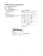 Предварительный просмотр 50 страницы Panasonic TH-103PF12E Service Manual