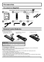 Предварительный просмотр 7 страницы Panasonic TH-103PF12T Operating Instructions Manual