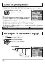 Предварительный просмотр 42 страницы Panasonic TH-103PF12T Operating Instructions Manual