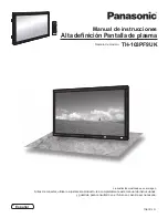 Panasonic TH-103PF9UK - 103" Plasma Panel Manual De Instrucciones preview